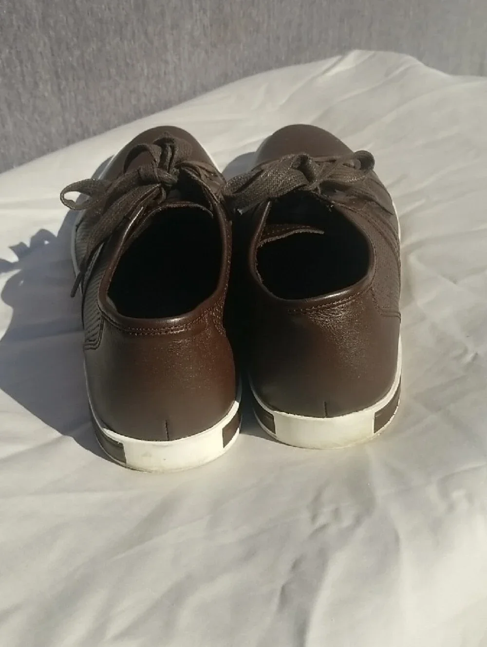 Kenneth Cole Right On Cue Men's Brown Casual Lace-Up Sneakers